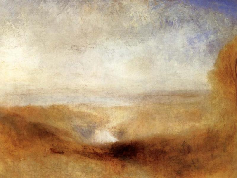Joseph Mallord William Turner Landscape with Juntion of the Severn and the Wye Spain oil painting art